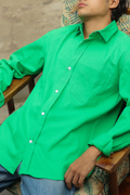 Classic Fit Perfect Wimbledon Green Oxford Shirt