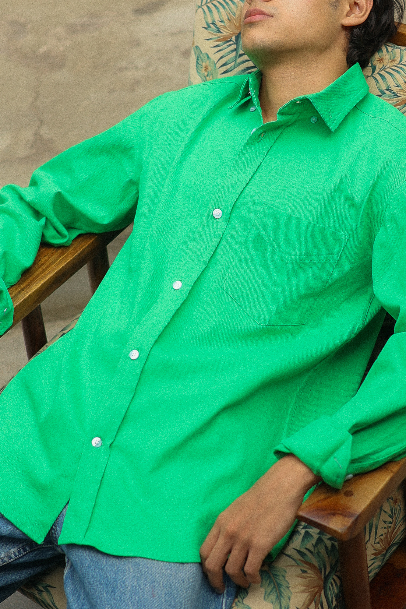 Classic Fit Perfect Wimbledon Green Oxford Shirt