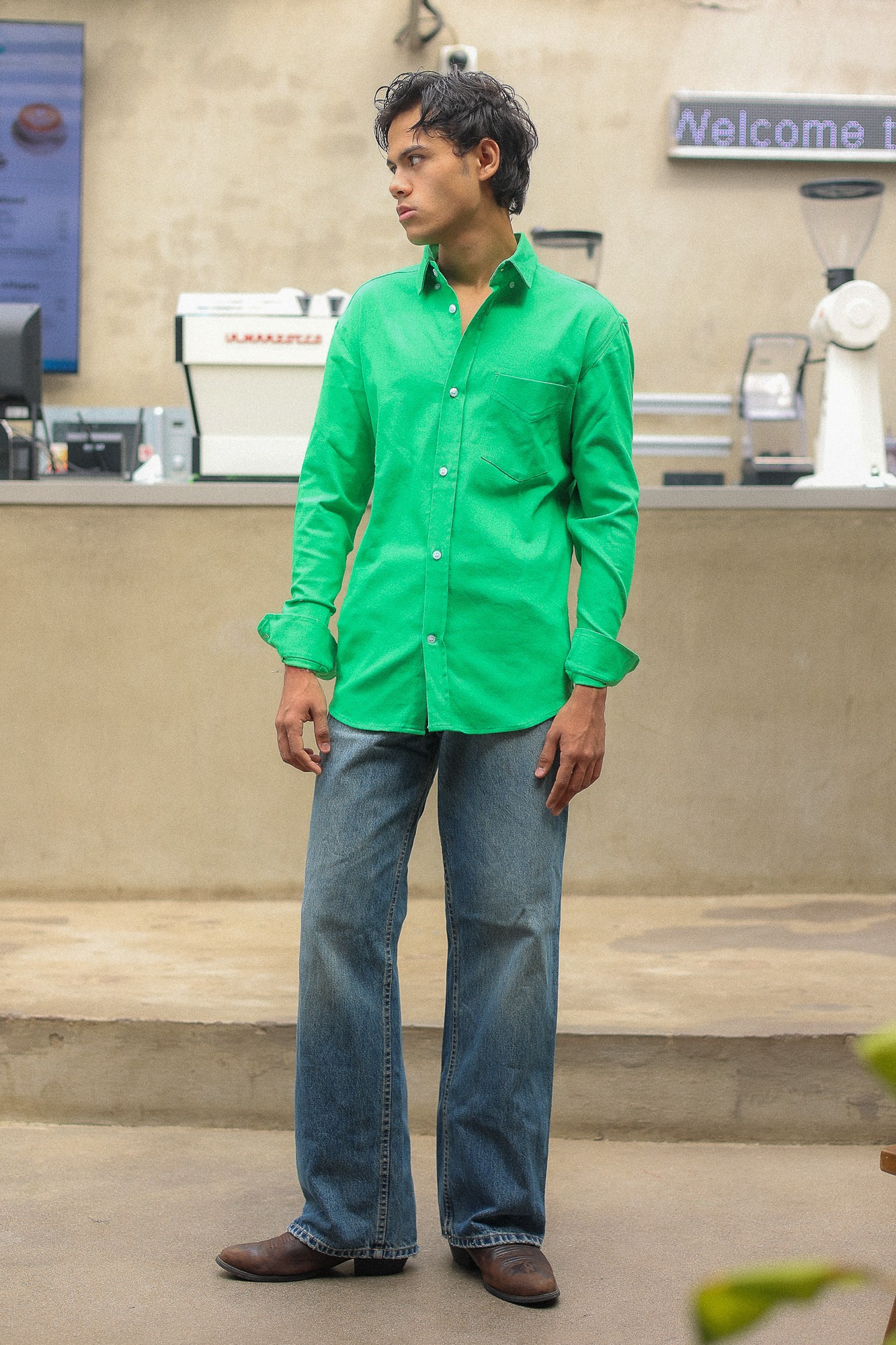 Classic Fit Perfect Wimbledon Green Oxford Shirt