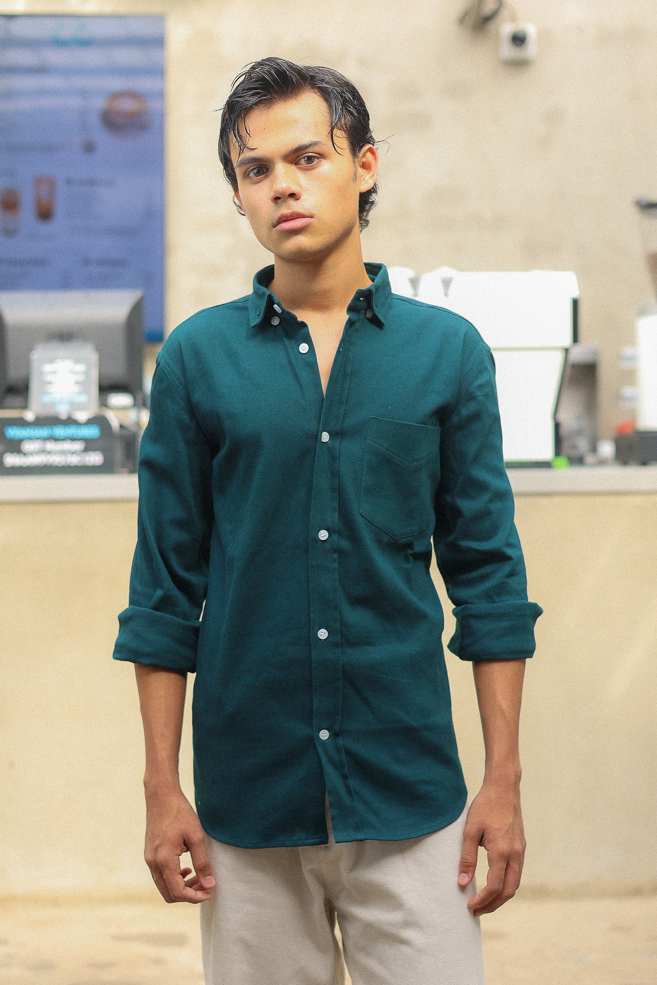 Classic Fit Perfect Deep Forest Oxford Shirt