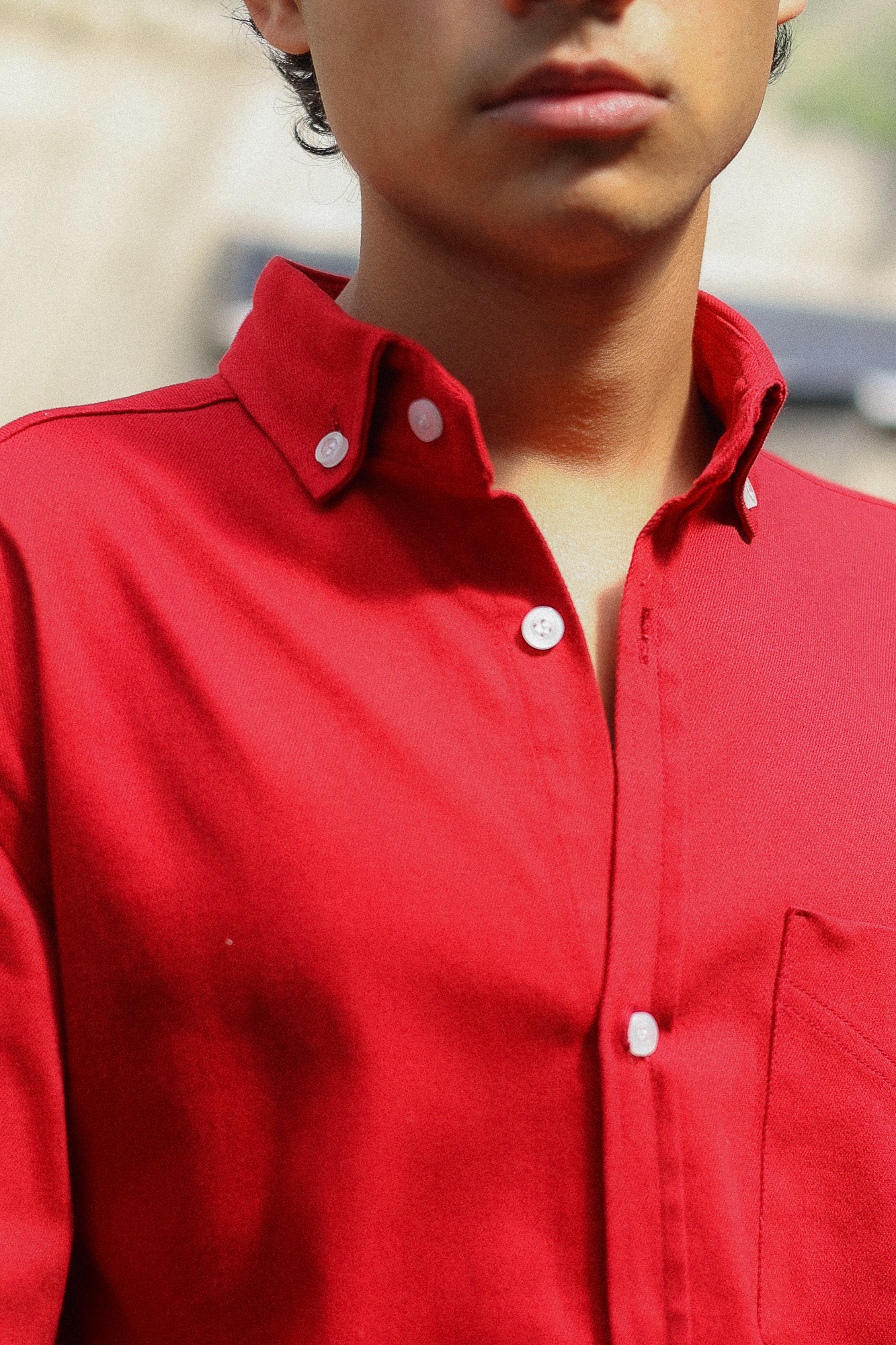 Classic Fit Perfect Ruby Red Oxford Shirt