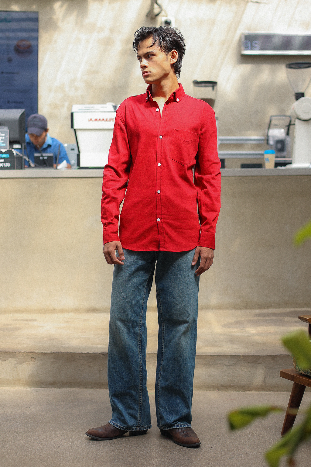 Classic Fit Perfect Ruby Red Oxford Shirt