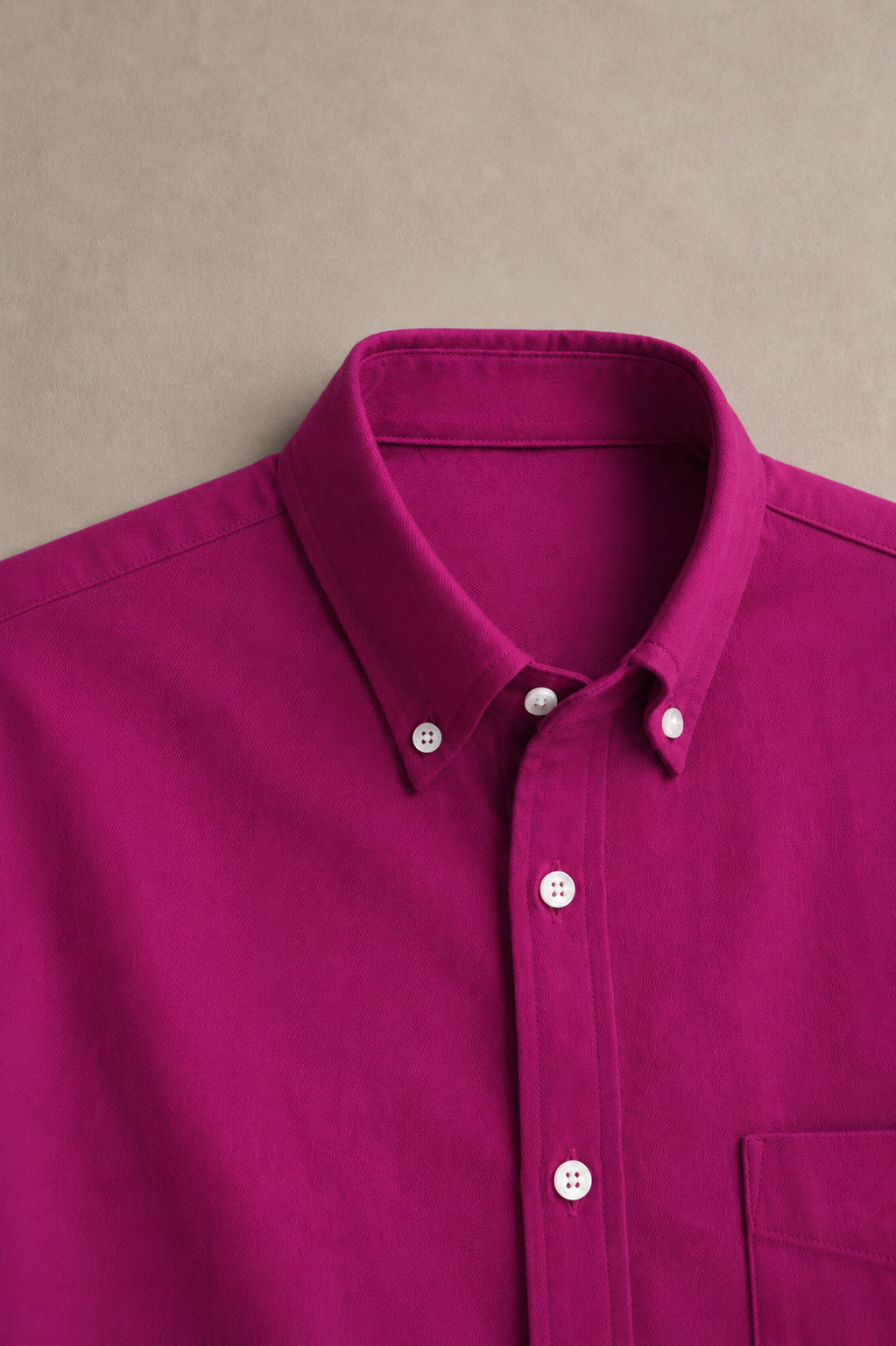 Classic Fit Perfect Fuchsia Oxford Shirt