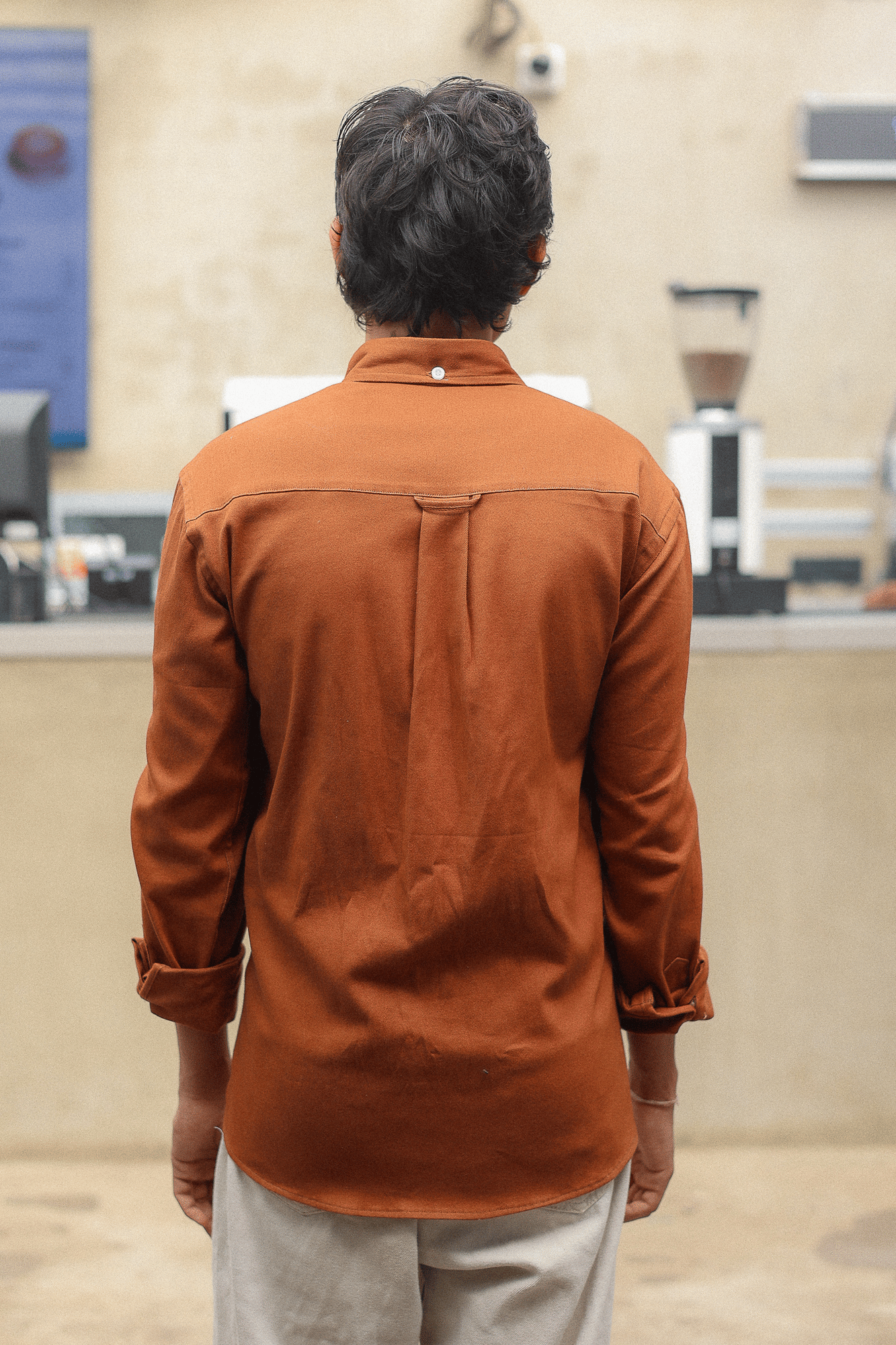 Classic Fit Perfect Burnt orange Oxford brown